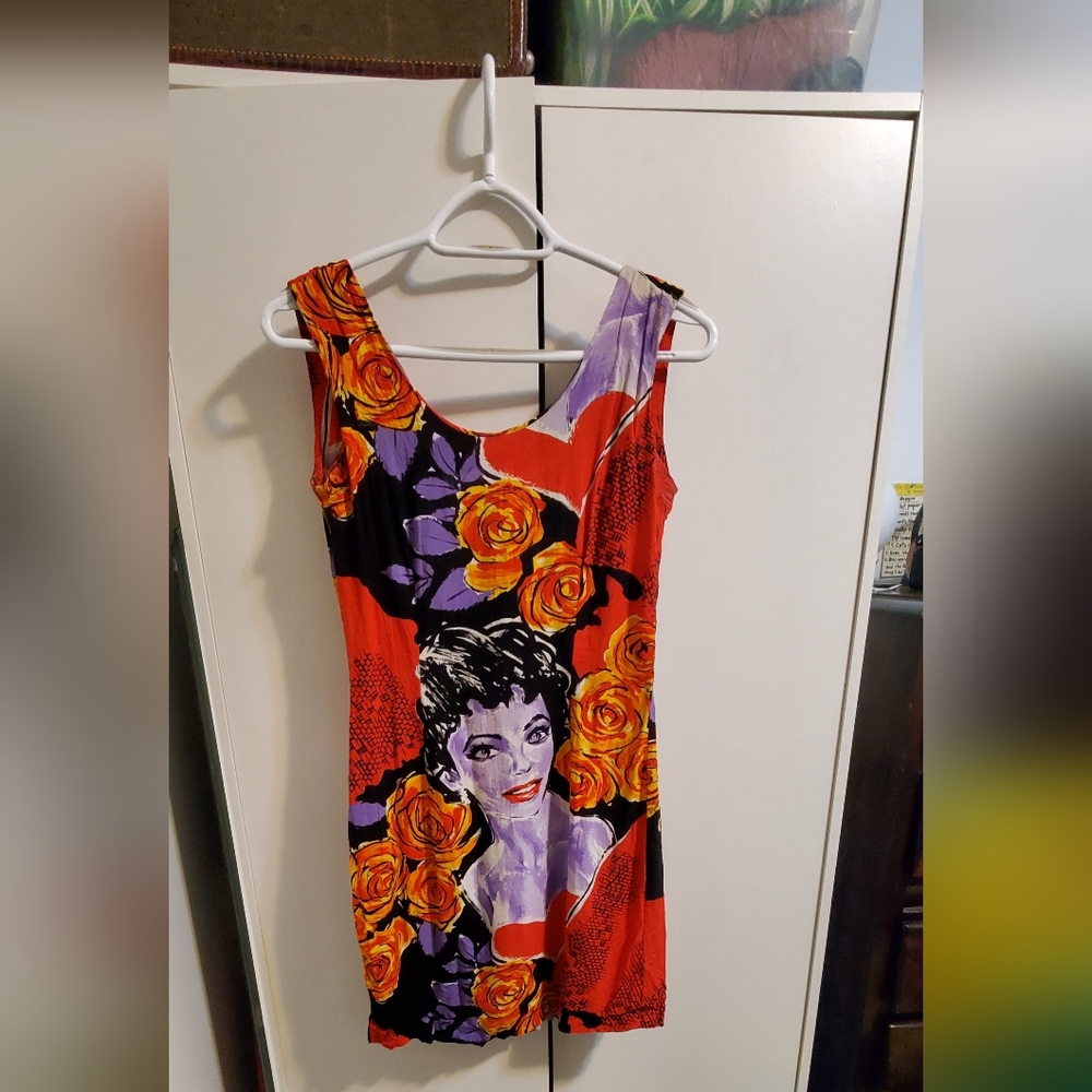 Vintage Jams World unique Print Dress